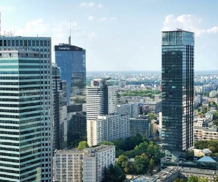 2020 bliver rekordår med hensyn til planlagte kontorarealer i Warszawa
